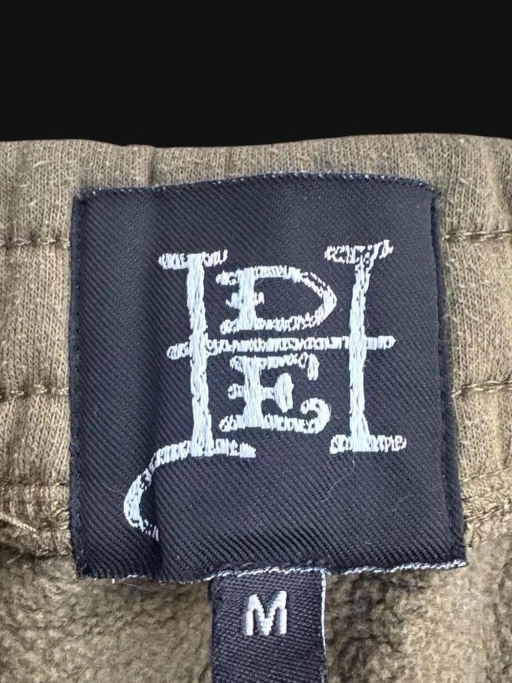 Ed hardyMen's Olive Dragon Graphic Shorts